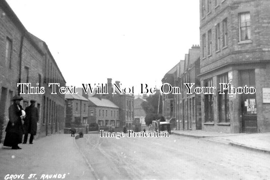 NH 1564 - Grove Street, Raunds, Northamptonshire c1917