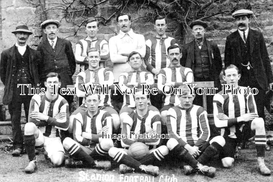 NH 1602 - Stanion Football Club Team, Northamptonshire