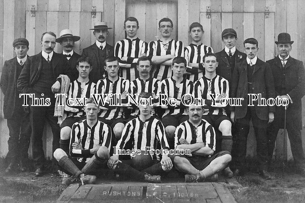 NH 1632 - Rushton Football Club Team, Northamptonshire 1907-08