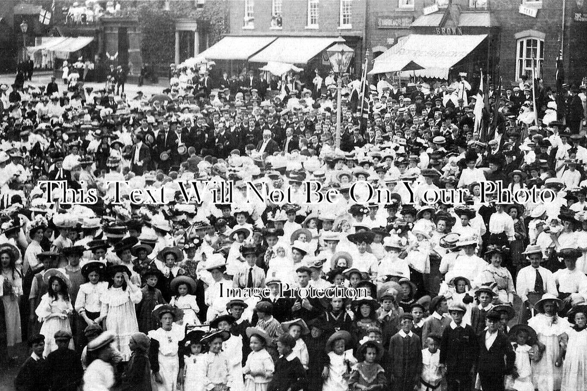 NH 1679 - Rothwell Church Sunday School Treat, Northamptonshire 1908