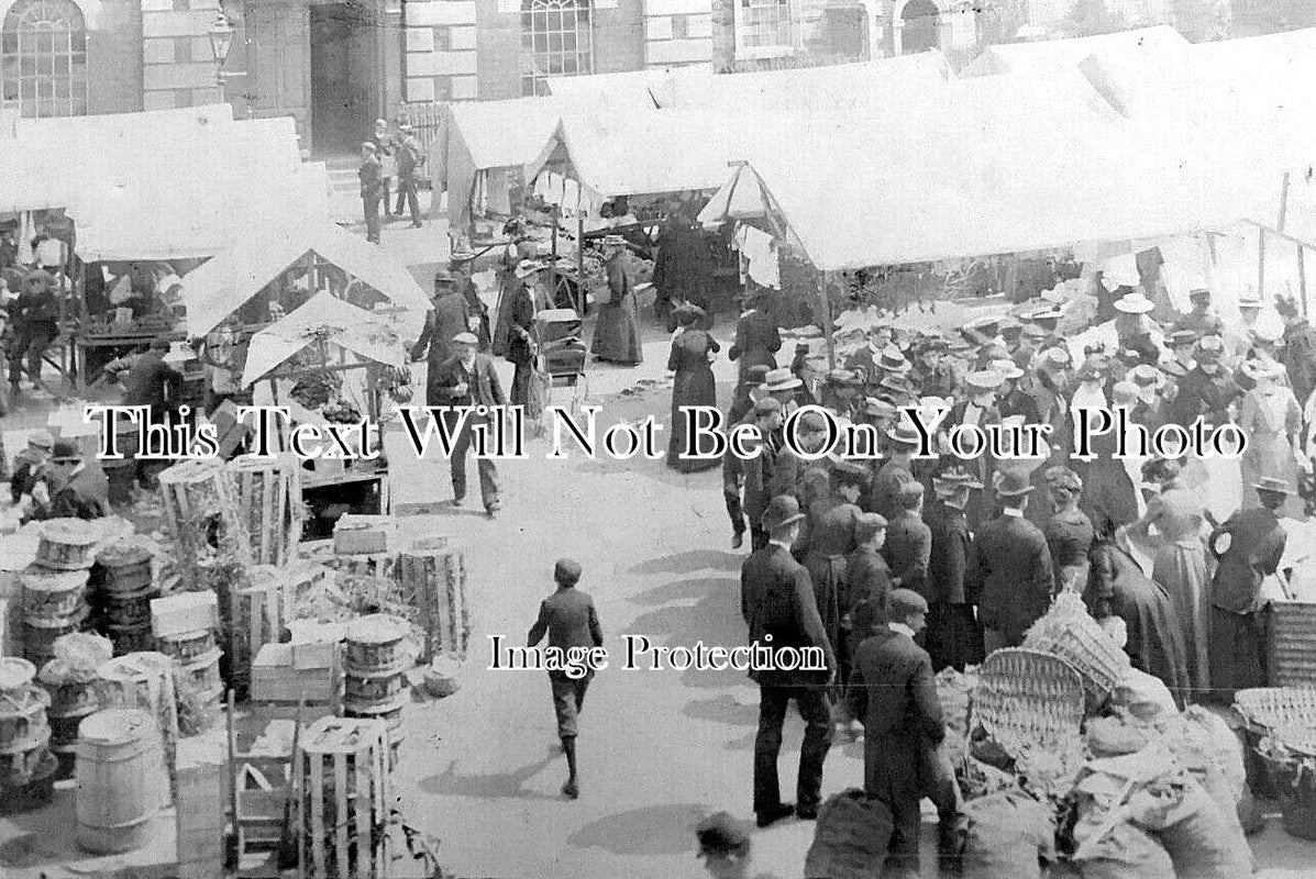 NH 1686 - The Market Square, Kettering, Northamptonshire c1904