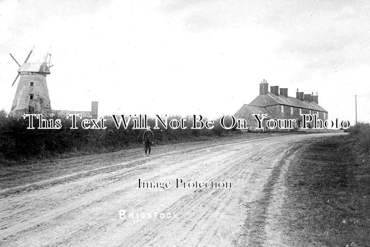 NH 1689 - Stanion Road Windmill, Brigstock, Northamptonshire c1908