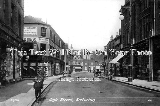 NH 1744 - High Street, Kettering, Northamptonshire c1910