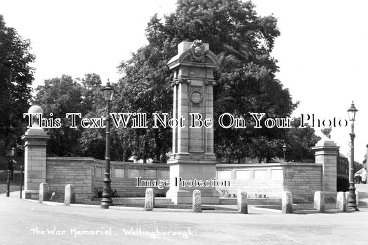 NH 1780 - Wellingborough War Memorial, Northamptonshire WW1