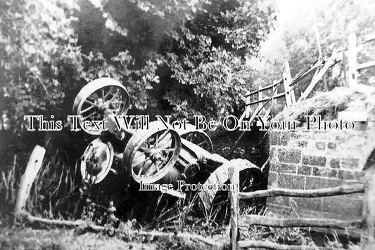 NH 1855 - Grafton Regis Steam Traction Engine Accident c1906