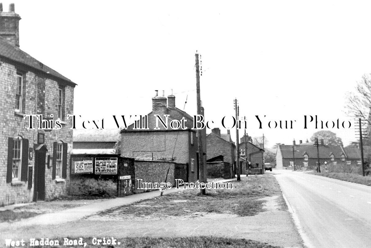 NH 1869 - West Haddon Road, Crick, Northamptonshire c1953