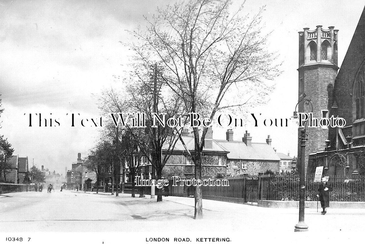 NH 1871 - London Road, Kettering, Northamptonshire c1914