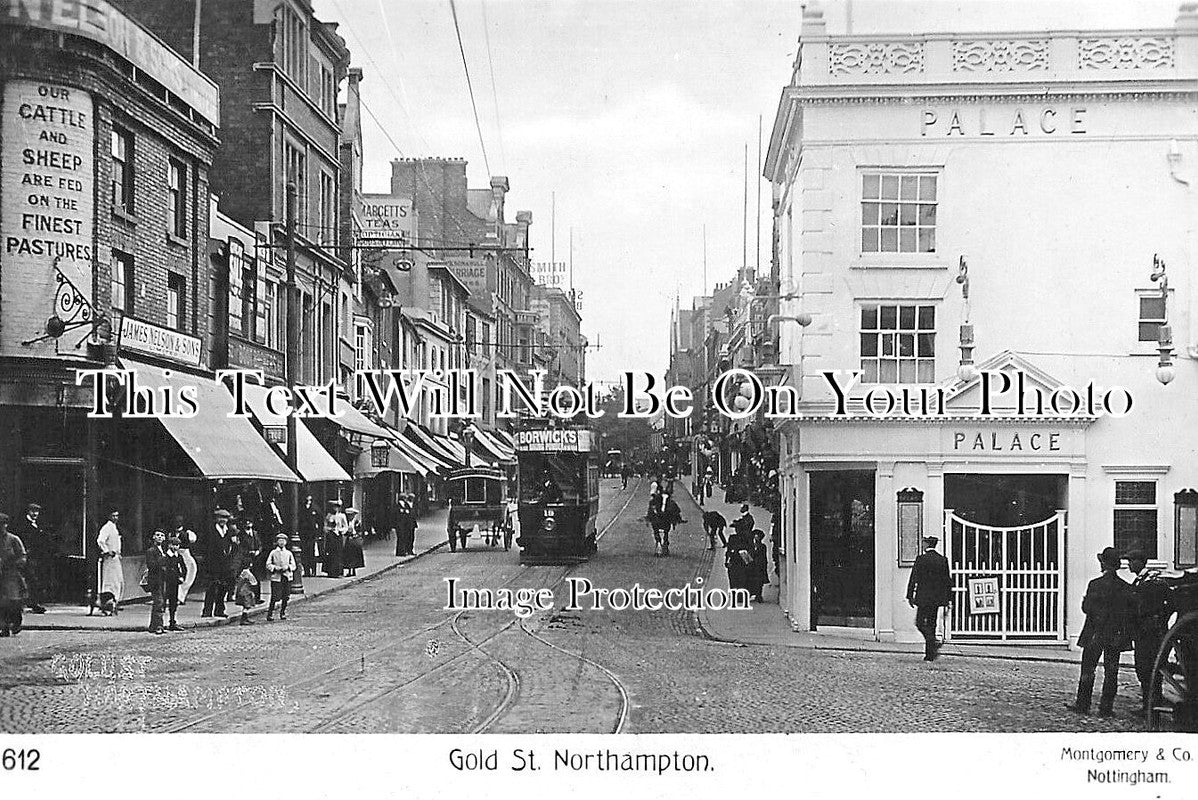 NH 1888 - Gold Street, Northampton, Northamptonshire c1910