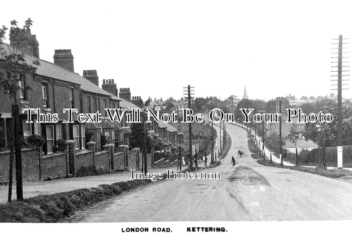 NH 1891 - London Road, Kettering, Northamptonshire c1914