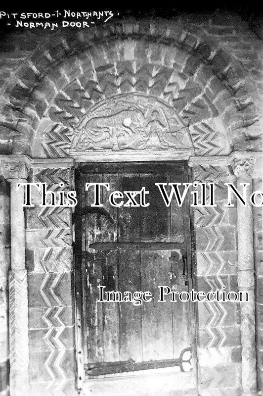 NH 1895 - Norman Door, Pitsford, Northamptonshire