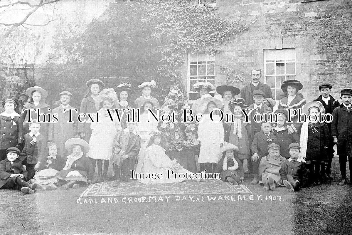 NH 1924 - Garland Group May Day, Wakerley, Northamptonshire 1907