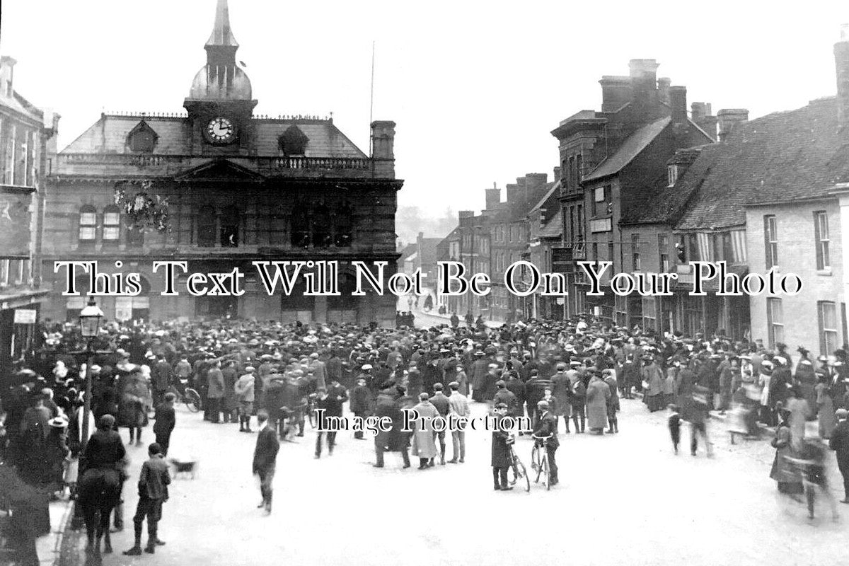 NH 1970 - Declaration Of The Poll, Towcester, Northamptonshire 1906