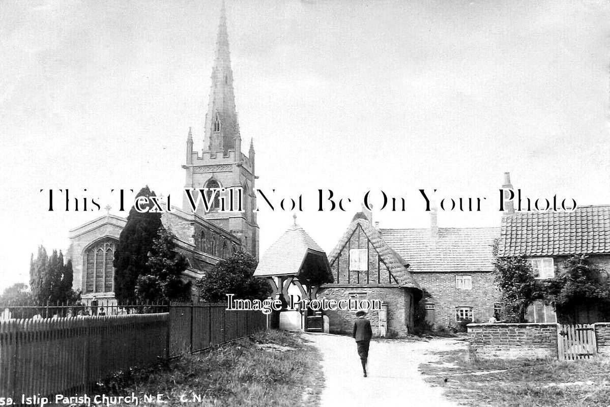 NH 1980 - Islip Prish Church, Northamptonshire c1905