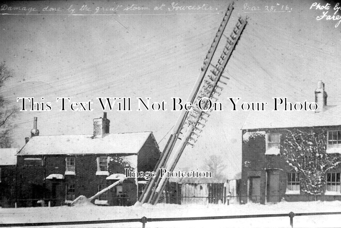 NH 2035 - Great Storm Damage, Towcester, Northamptonshire 1916