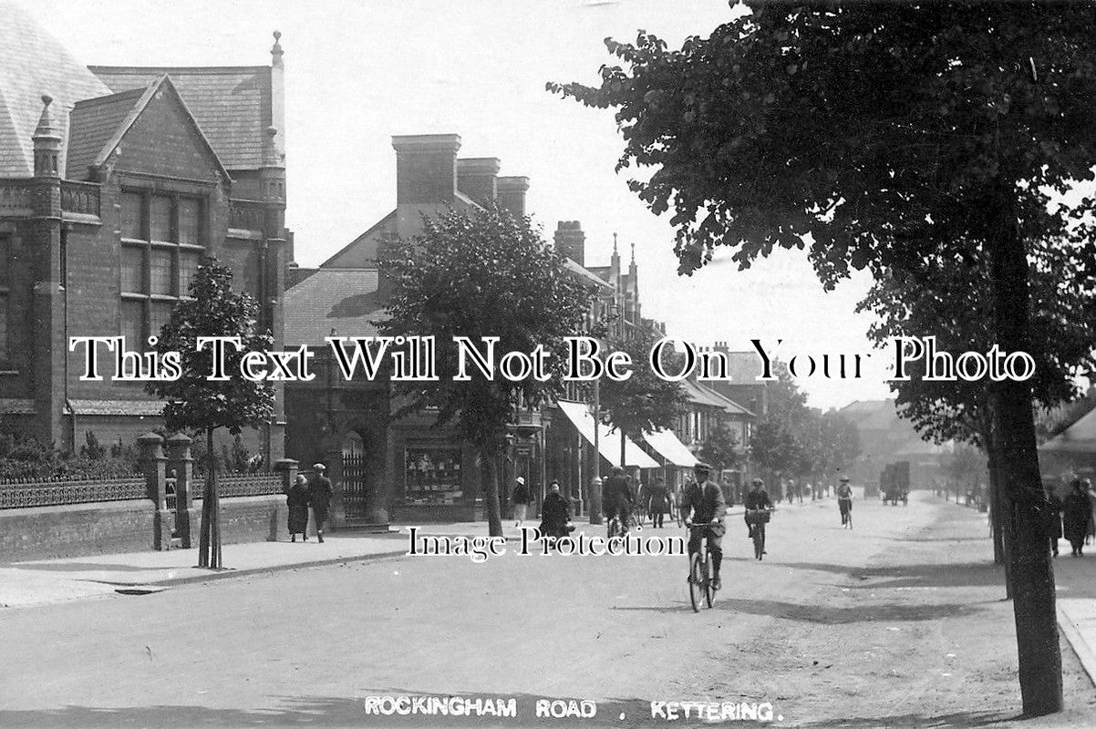 NH 208 - Rockingham Road, Kettering, Northamptonshire c1924