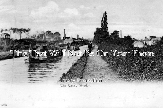 NH 210 - Canal At Weedon, Northamptonshire c1908