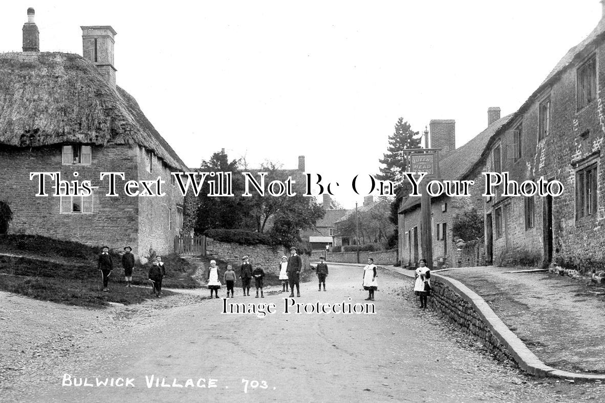 Bulwick NH 2100 - Bulwick Village, Northamptonshire c1914 – JB Archive