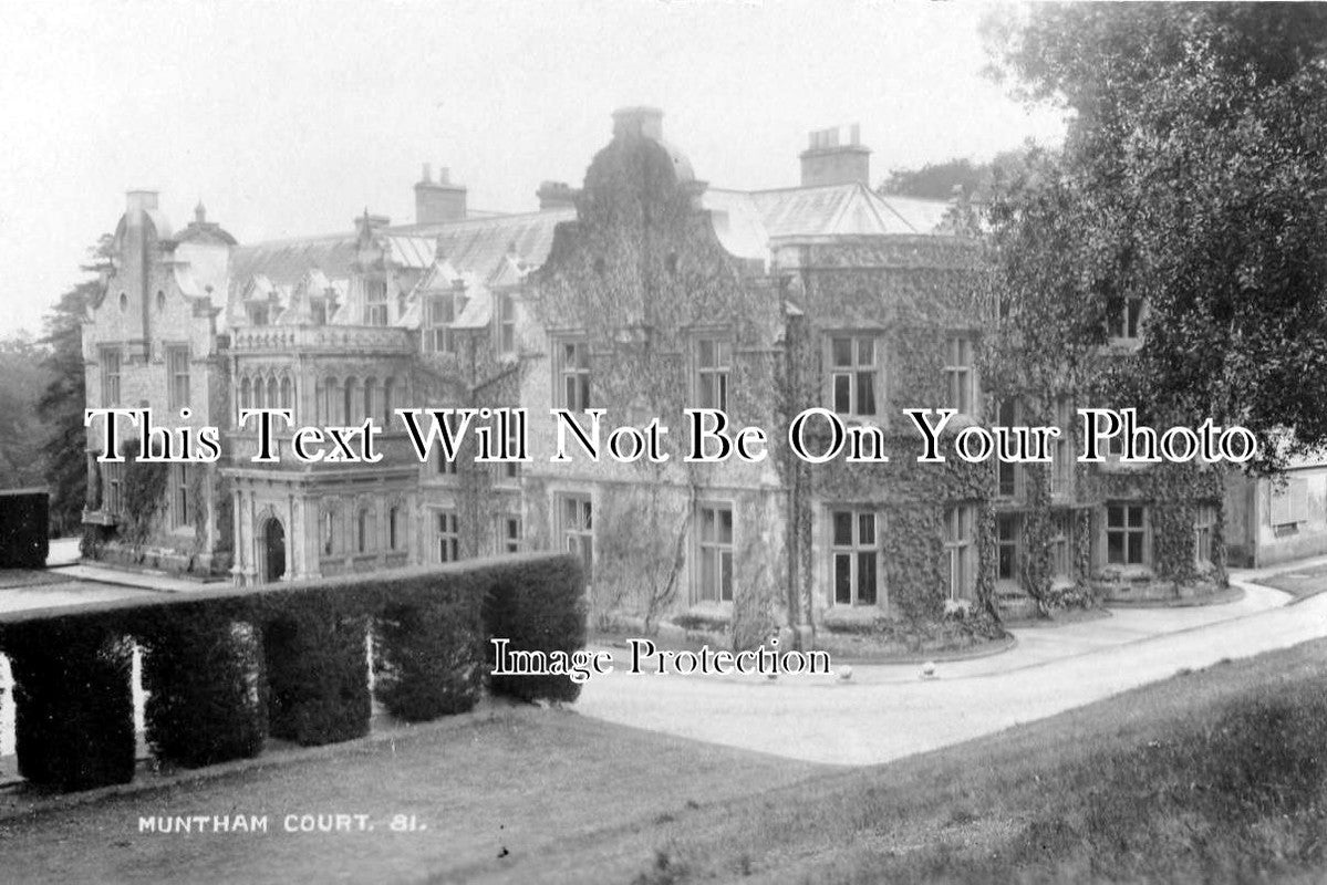 NH 212 - Muntham Court Hall Manor House, Worthing, Sussex c1912