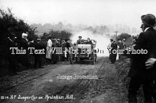 NH 220 - HP Singer, Climb Race, Newnham Hill, Northamptonshire c1909