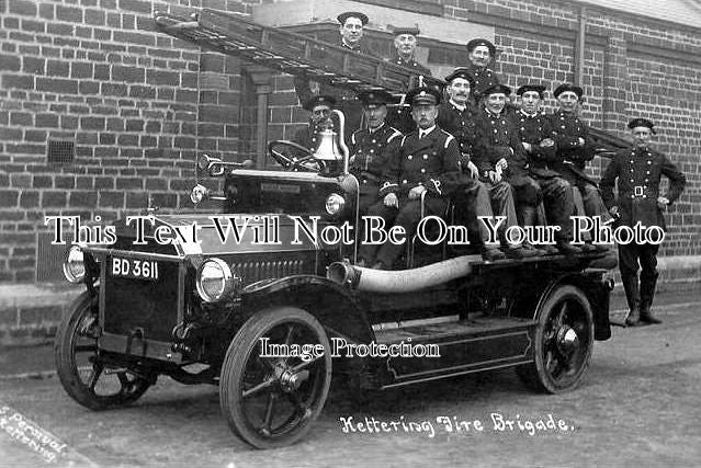 Kettering Fire Engine NH 252 - Kettering Fire Brigade, Dennis N Type Engine, Northamptonshir ...