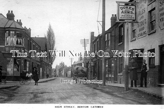 NH 266 - High Street, Bruton Latimer, Northamptonshire c1918