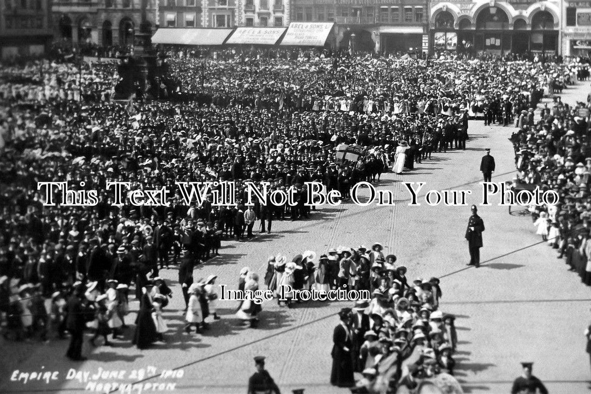 NH 284 - Empire Day, Northampton, Northamptonshire 1910