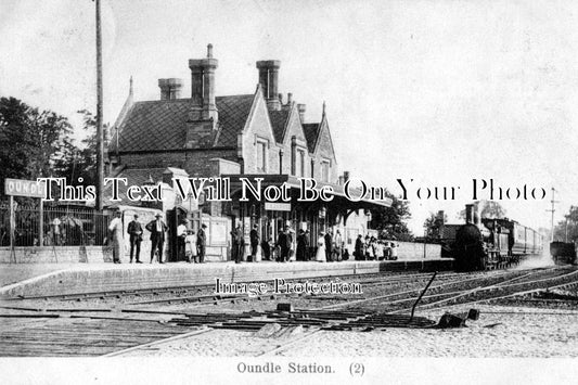 NH 303 - Oundle Railway Station, Northamptonshire c1908