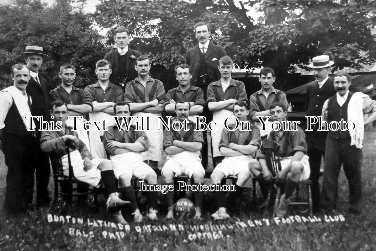 NH 326 - Burton Latimer Working Mens Football Club, Northamptonshire 1907-08