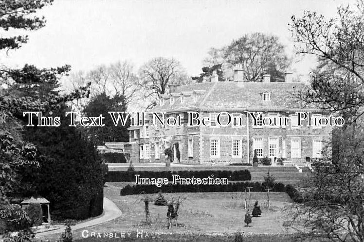 NH 334 - Cransley Hall, Kettering, Northampton, Northamptonshire c1915