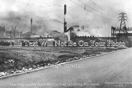 NH 362 - Corby Steelworks From Weldon Road, Northamptonshire