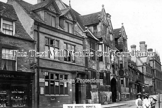 NH 364 - Post Office & Talbot Hotel, New Street, Oundle, Northamptonshire c1913