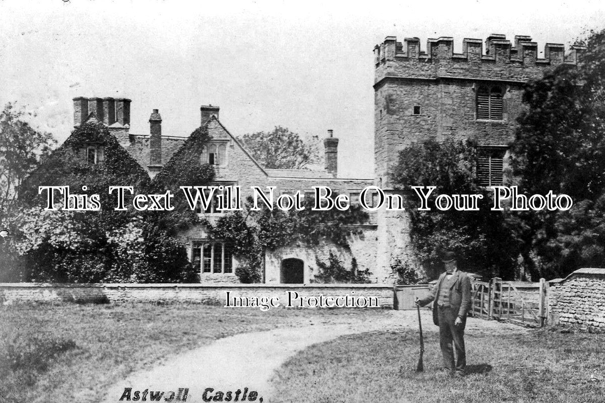 NH 449 - Astwell Castle, Near Wappenham, Northamptonshire c1908