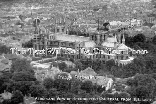 NH 462 - Aeroplane View Of Peterborough Cathedral, Northamptonshire