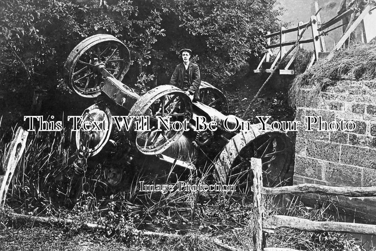 NH 497 - Traction Engine Accident, Blisworth, Northamptonshire