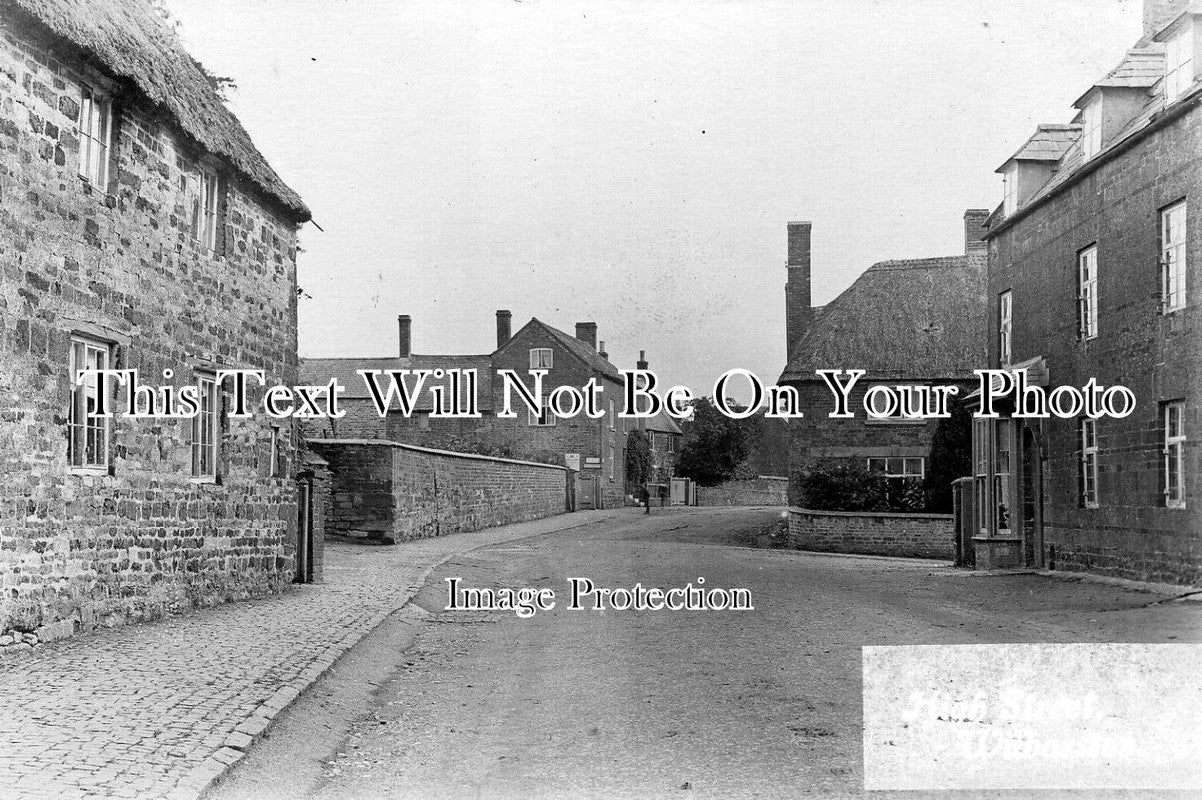 NH 523 - High Street, Wilbarston, Northamptonshire c1916