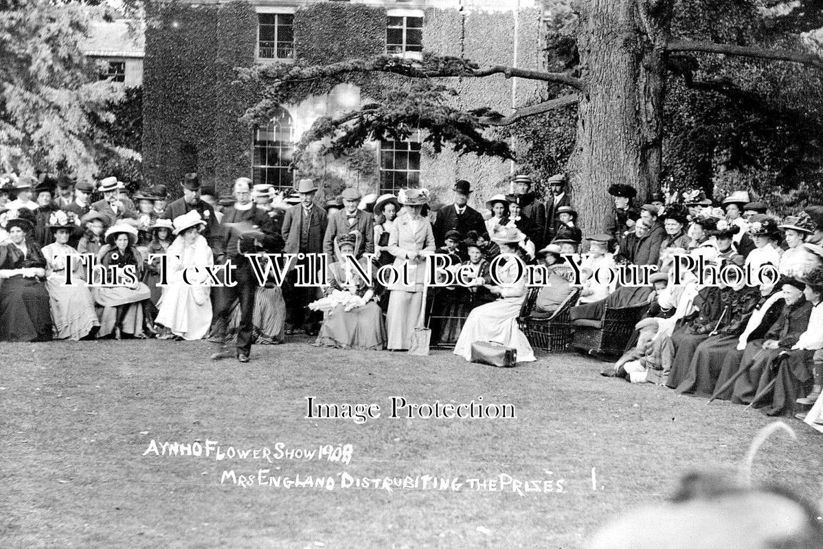 NH 607 - Aynho Flower Show, Northamptonshire 1908