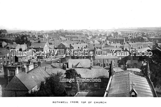 NH 648 - Rothwell From Top Of Church, Northamptonshire