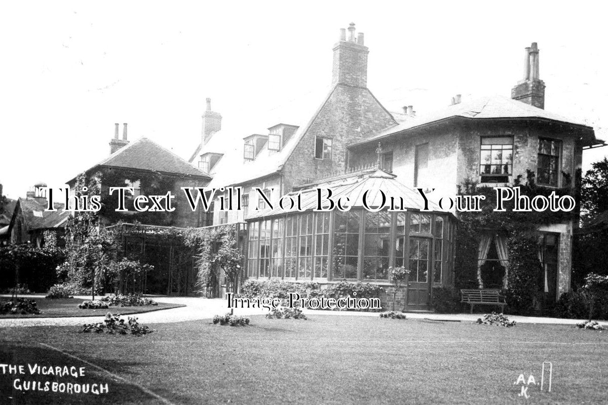 NH 671 - The Vicarage, Guilsborough, Northamptonshire c1907