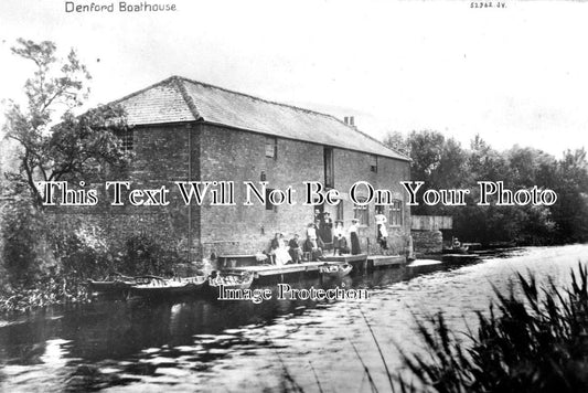 NH 672 - Denford Boathouse, Northamptonshire c1919