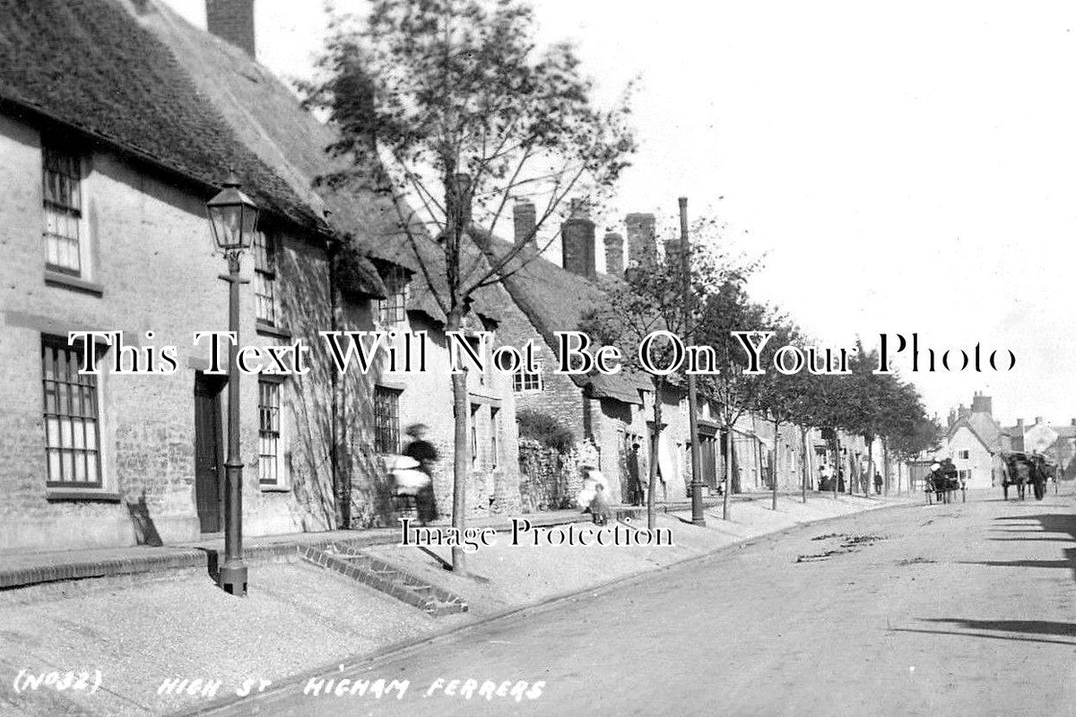 NH 686 - High Street, Higham Ferrers, Northamptonshire c1912