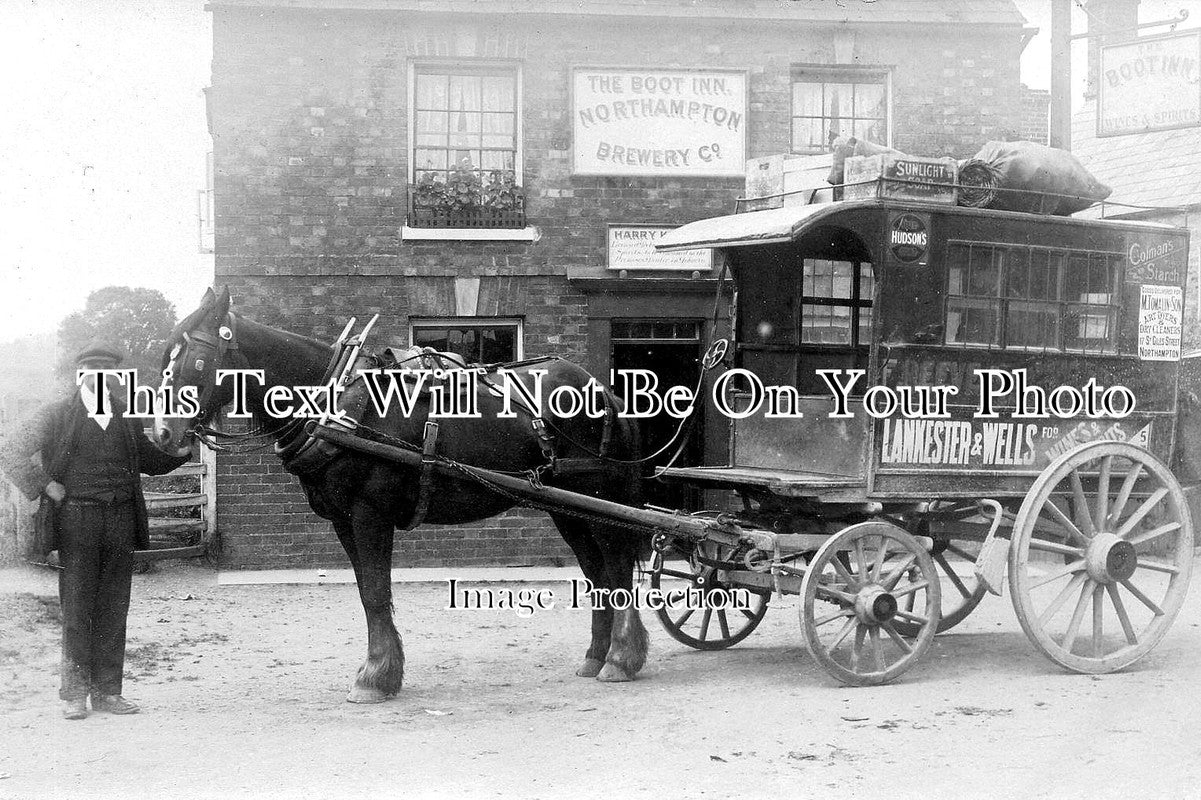 NH 703 - Lankester & Wells Wagon, The Boot Inn, Northampton, Northamptonshire