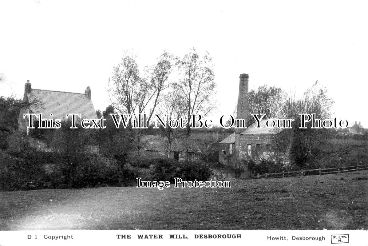 NH 757 - The Water Mill, Desborough, Northamptonshire c1920