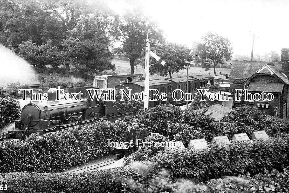 NH 761 - Blakesley Station & Hall Miniature Railway, Stratford, Northamptonshire c1908