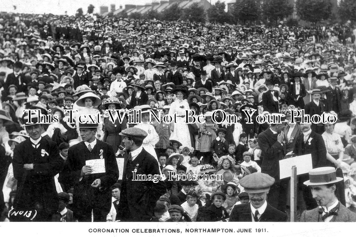 NH 762 - Northampton Coronation Celebrations, Northamptonshire 1911