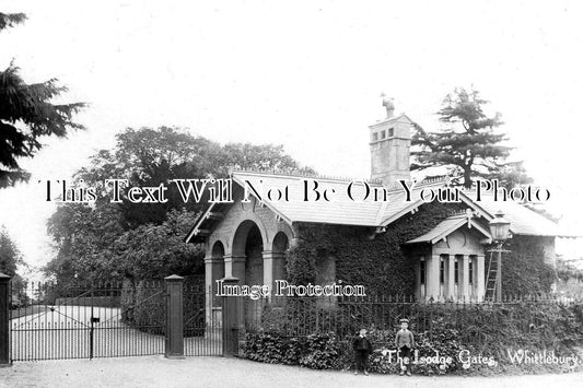 NH 770 - Whittlebury Lodge Gates, Northamptonshire c1906