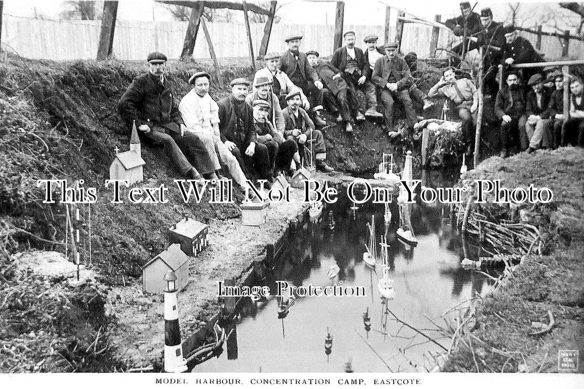 NH 781 - Model Harbour Concentration Camp, Eastcote, Northamptonshire c1915