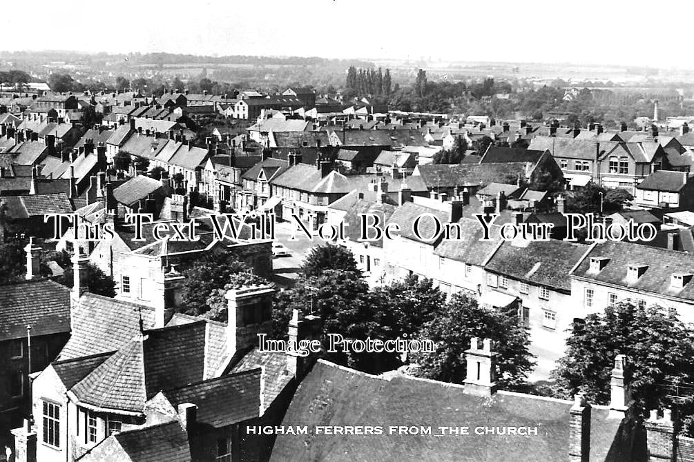 NH 824 - Higham Ferrers From The Church, Northamptonshire