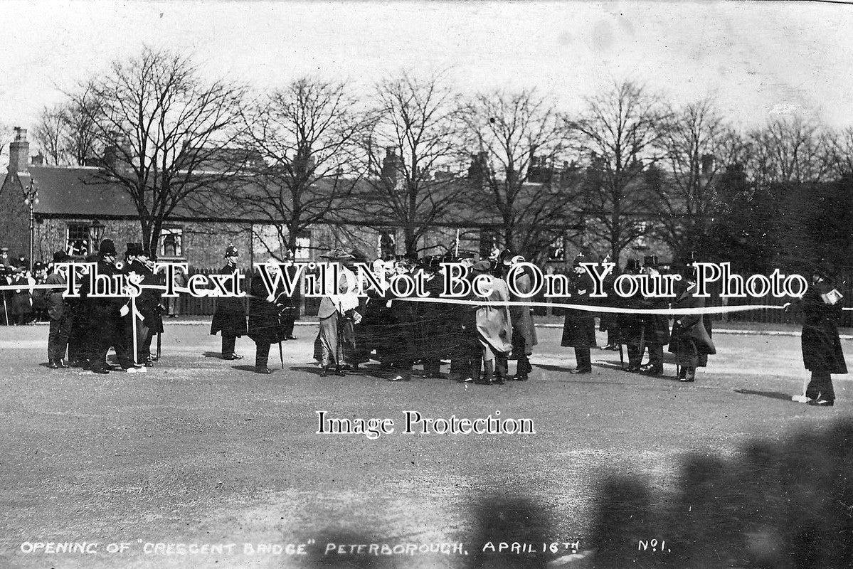 NH 93 - Opening Of Crescent Bridge, Peterborough, Northamptonshire 1913