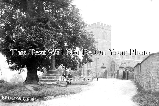 NH 980 - Brington Church, Northamptonshire c1907