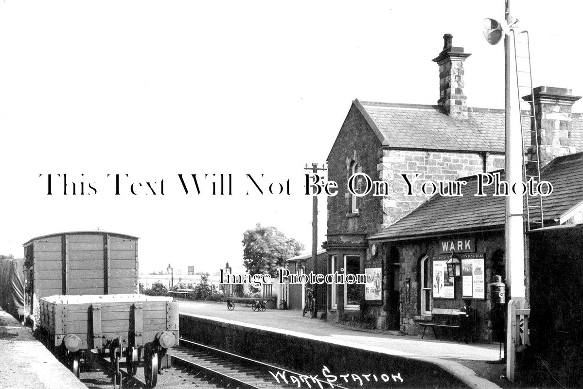 NO 1020 - Wark Railway Station, Hexham, Northumberland c1914